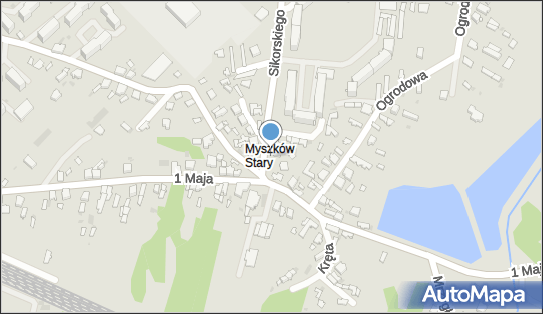 Paczkomat InPost MSY01APP, Sikorskiego 71, Myszków 42-300