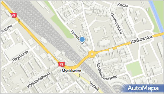Paczkomat InPost MYS01M, Towarowa 1, Mysłowice 41-400