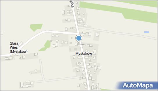 Paczkomat InPost MYSQ01BAPP, Nowowiejska 79, Mysłaków 99-416