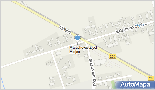 Paczkomat InPost MZM01BAPP, Małachowo-Złych Miejsc 6A 62-230