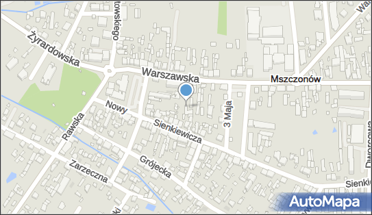 Paczkomat InPost MZS05M, Warszawska 6/8, Mszczonów 96-320