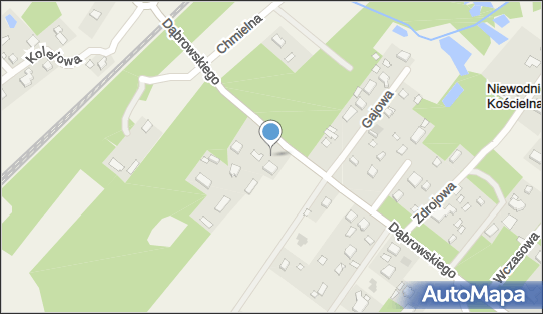 Paczkomat InPost NAKS01BAPP, Dąbrowskiego 8, Niewodnica Kościelna 18-106