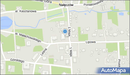 Paczkomat InPost NAL01M, 1 maja 12, Nałęczów 24-150