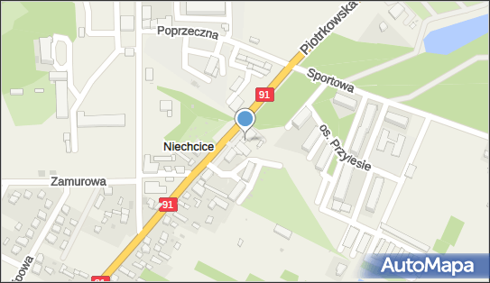 Paczkomat InPost NCC01N, Częstochowska 2, Niechcice 97-340