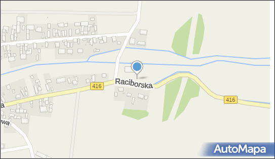 Paczkomat InPost NCE01BAPP, Raciborska 2B, Nowa Cerekwia 48-133