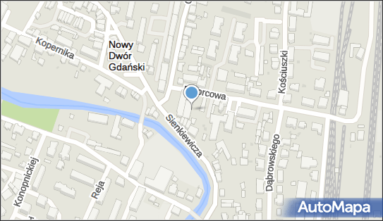 Paczkomat InPost NDG03M, Dworcowa 2, Nowy Dwór Gdański 82-100
