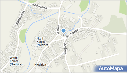 Paczkomat InPost NDI01N, 3 maja 67, Niedzica 34-441