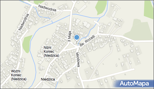 Paczkomat InPost NDI01N, 3 maja 67, Niedzica 34-441