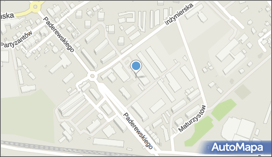 Paczkomat InPost NDM03M, Inżynierska 1A, Nowy Dwór Mazowiecki 05-100