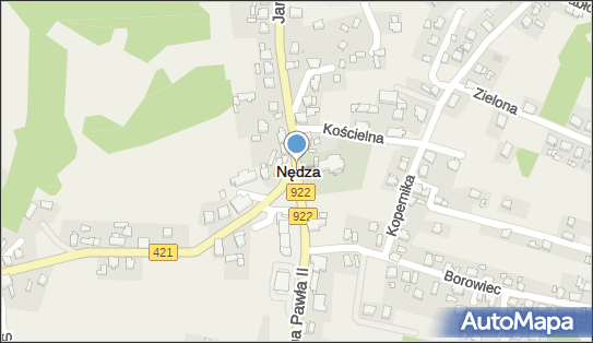 Paczkomat InPost NDZ01APP, Jana Pawła II 30, Nędza 47-440