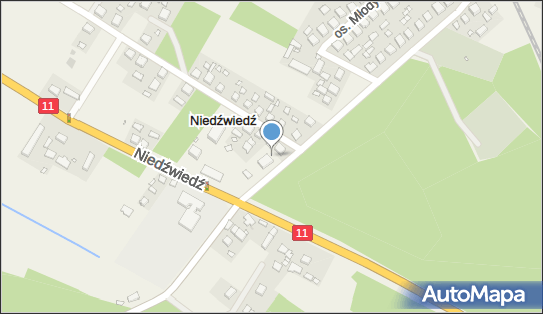 Paczkomat InPost NDZQ01BAPP, Niedźwiedź 21, Niedźwiedź 63-500