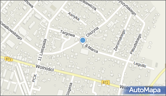 Paczkomat InPost NIS05M, 8 Marca 2, Nisko 37-400