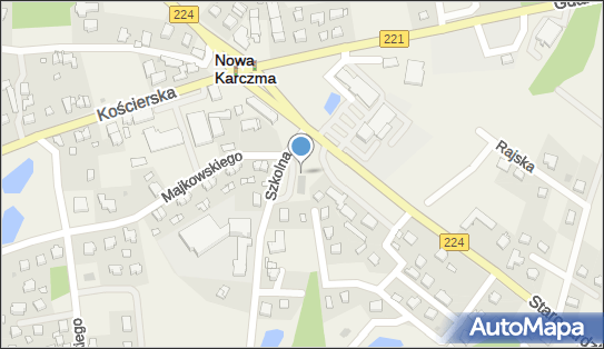 Paczkomat InPost NKA02M, Szkolna 1, Nowa Karczma 83-404