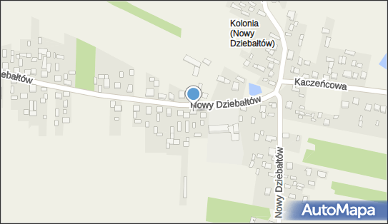 Paczkomat InPost NODZ01M, Nowy Dziebałtów 83, Nowy Dziebałtów 26-200