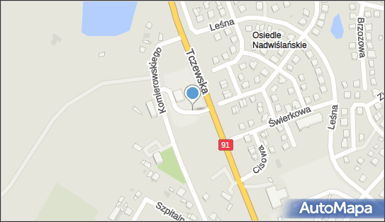 Paczkomat InPost NOE01N, gen. Komierowskiego 28, Nowe 86-170