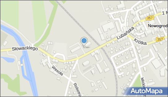 Paczkomat InPost NOO01N, Lubańska 42A, Nowogrodziec 59-730