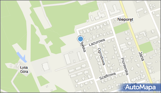 Paczkomat InPost NPO01M, Myśliwska 15, Nieporęt 05-126