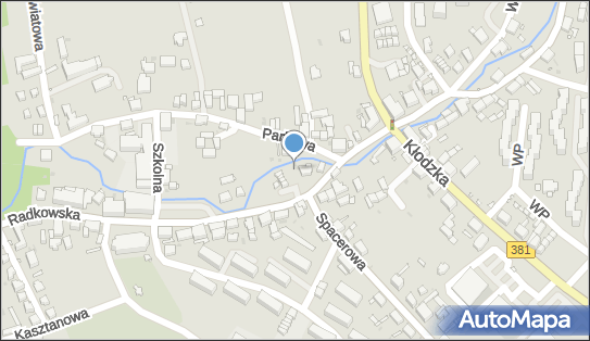 Paczkomat InPost NRU01APP, Radkowska 8C, Nowa Ruda 57-402