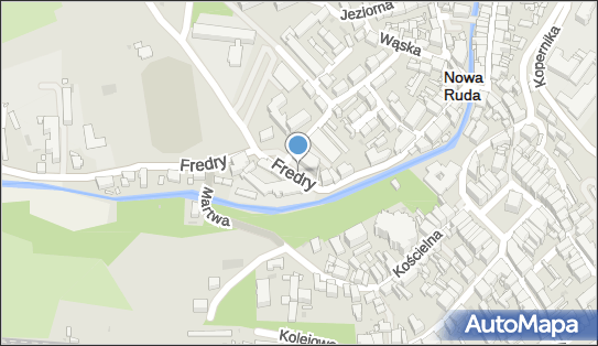 Paczkomat InPost NRU05M, Fredry 33, Nowa Ruda 57-400