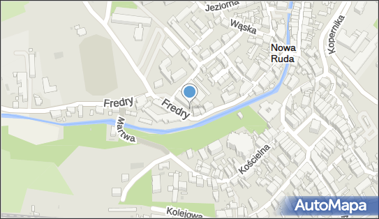 Paczkomat InPost NRU05M, Fredry 33, Nowa Ruda 57-400