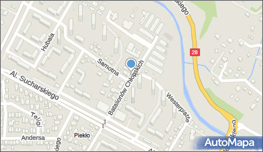Paczkomat InPost NSA14M, Batalionów Chłopskich 33, Nowy Sącz 33-300
