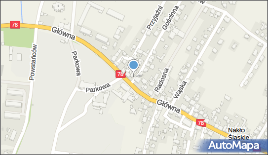 Paczkomat InPost NSS01F, Główna 27, Nakło Śląskie 42-620