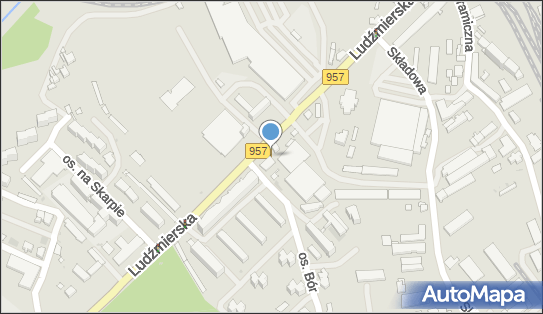 Paczkomat InPost NTA09M, os. Bór 12, Nowy Targ 34-400