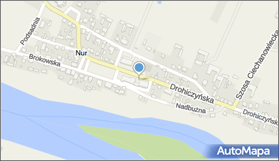 Paczkomat InPost NUR01G, Drohiczyńska 2a, Nur 07-322