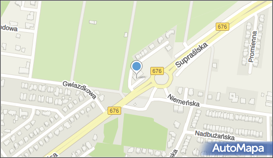 Paczkomat InPost NWD01M, Supraślska 68, Nowodworce 16-010