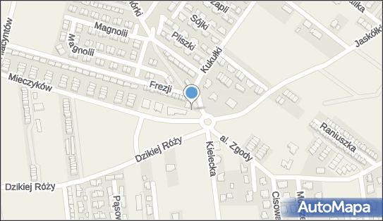 Paczkomat InPost NWO01M, Frezji 1, Nowa Wola 05-500