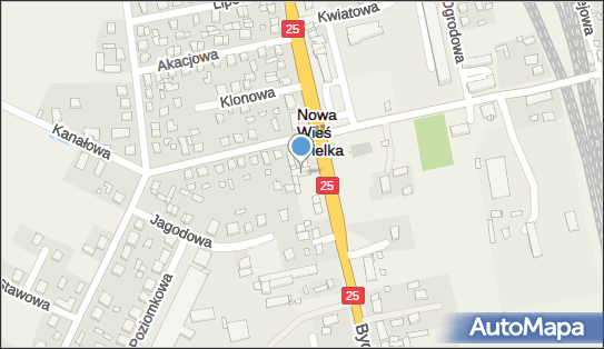 Paczkomat InPost NWW01N, Bydgoska 15A, Nowa Wieś Wielka 86-060