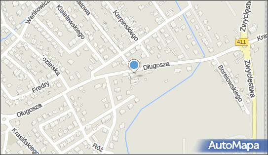 Paczkomat InPost NYS03M, Długosza 7, Nysa 48-303