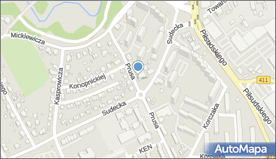 Paczkomat InPost NYS16M, Prusa 7, Nysa 48-303
