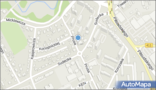 Paczkomat InPost NYS16M, Prusa 7, Nysa 48-303