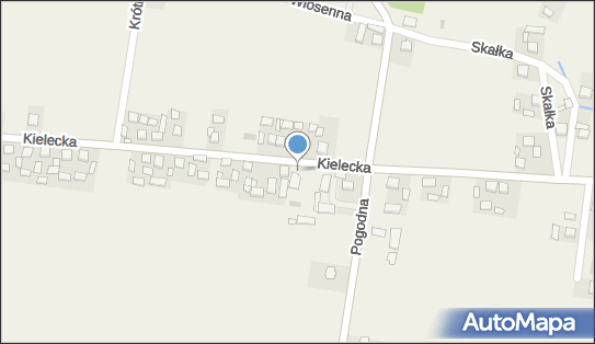 Paczkomat InPost OBL01M, Kielecka 53, Oblęgór 26-067