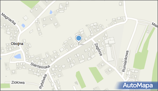 Paczkomat InPost OBN01M, Obojnia 207, Obojna 37-416