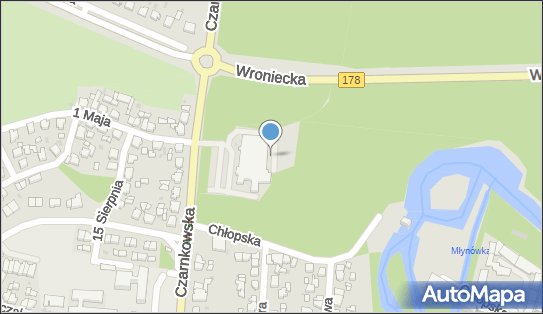 Paczkomat InPost OBW02N, Czarnkowska 84, Oborniki 64-600