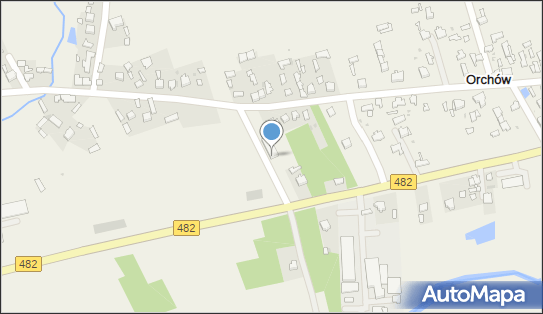 Paczkomat InPost OCHV01BAPP, Orchów 81b, Orchów 98-100