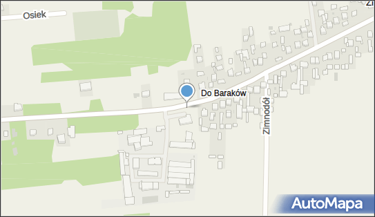 Paczkomat InPost OIX02M, Zimnodolska 48, Osiek 32-300