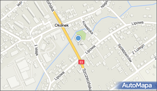 Paczkomat InPost OKO01BAPP, Lipowa 31, Okonek 64-965