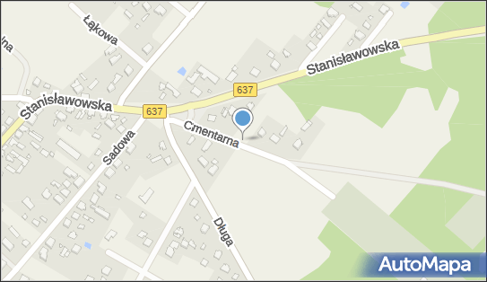 Paczkomat InPost OKW02M, Cmentarna 7, Okuniew 05-079
