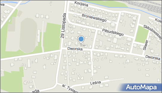 Paczkomat InPost OLK10M, Dworska 3, Olkusz 32-300