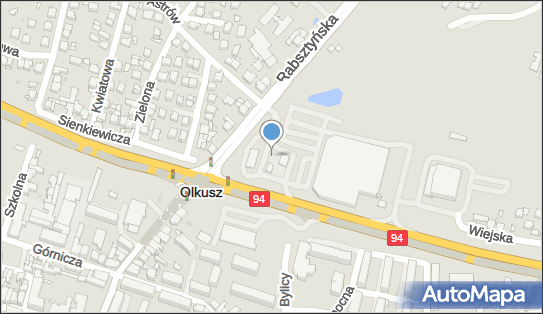 Paczkomat InPost OLK16M, Rabsztyńska 2B, Olkusz 32-300