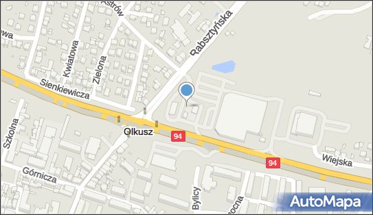 Paczkomat InPost OLK16M, Rabsztyńska 2B, Olkusz 32-300