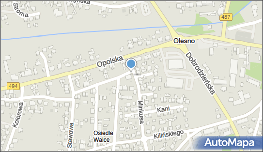 Paczkomat InPost OLO06M, Curie 4, Olesno 46-300