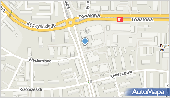 Paczkomat InPost OLS12N, Towarowa 2, Olsztyn 10-416
