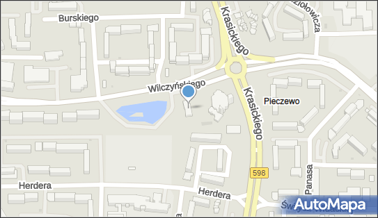 Paczkomat InPost OLS16M, Wilczyńskiego 7, Olsztyn 10-686