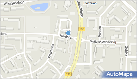 Paczkomat InPost OLS23A, Herdera 1A, Olsztyn 10-695