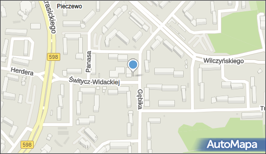 Paczkomat InPost OLS30M, Świtycz-Widackiej 3A, Olsztyn 10-691