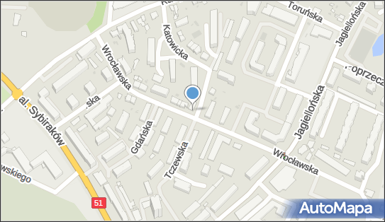 Paczkomat InPost OLS50M, Katowicka 6, Olsztyn 10-252